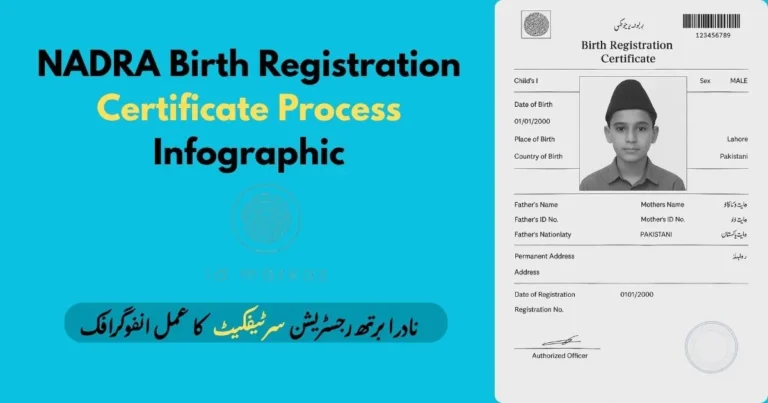 Sample NADRA Birth Registration Certificate and Process Guide